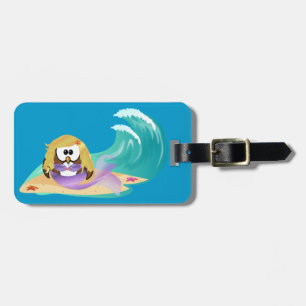 Étiquette À Bagage mermaid owl