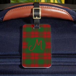 Étiquette À Bagage Middleton Tartan Monogrammé