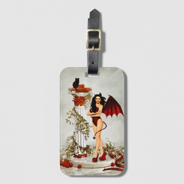 Étiquette À Bagage Mieux vaut connaître le diable (Devant Vertical)
