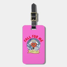 Étiquette À Bagage Mikitiez personnalisé valentine drôle lovebug logi