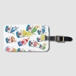 Étiquette À Bagage Mikitiez rainbowbanana animemanga summerdrôle glac