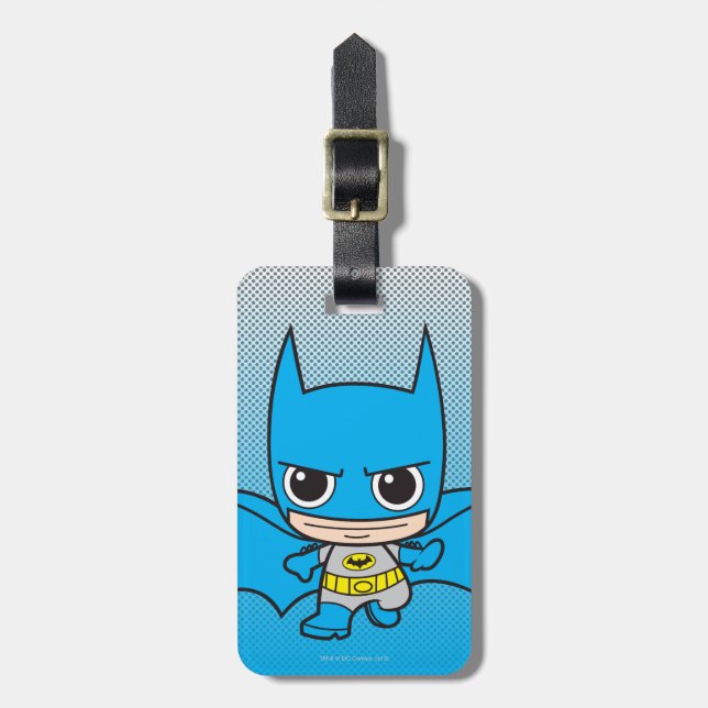 Étiquette À Bagage Mini Batman en cours d'exécution (Devant Vertical)