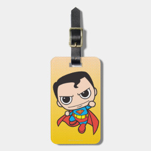 Étiquette À Bagage Mini Superman volant