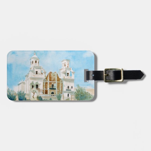 Étiquette À Bagage Mission San Xavier del Bac (Devant horizontal)