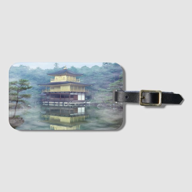 Étiquette À Bagage Mist sur le Pavillon d'or - Kyoto (Devant Horizontal)