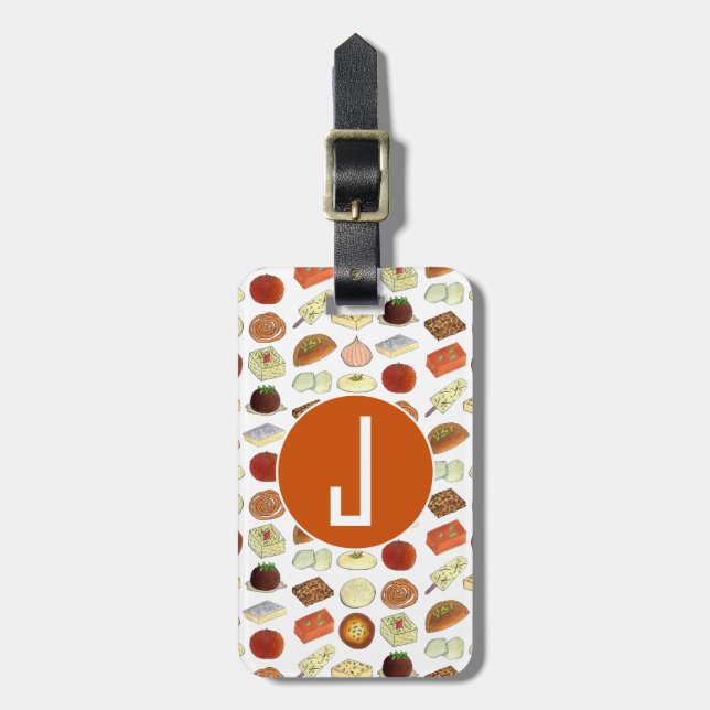 Étiquette À Bagage Mithai Indian Sweets confiserie Desserts Inde (Devant Vertical)