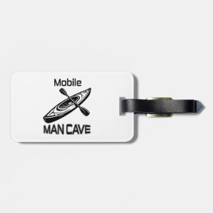 Étiquette À Bagage Mobile Man Cave Kayak