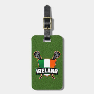 Étiquette À Bagage Modèle de balise de bagage de crosse irlandaise