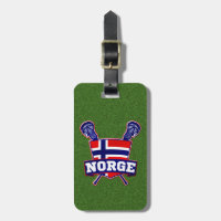Modèle de balise de bagage de crosse norvégienne