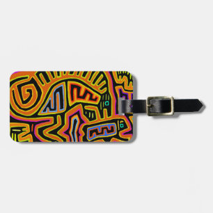 Étiquette À Bagage Mola Shaman Peyote Visions