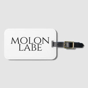 Étiquette À Bagage Molon Labe