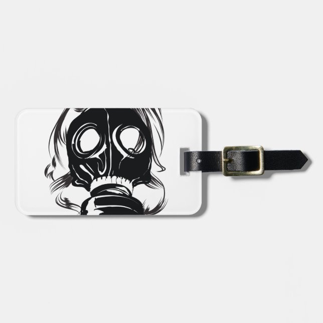 Étiquette À Bagage Mon effet d'horreur (Devant horizontal)