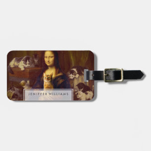 Étiquette À Bagage Mona Lisa