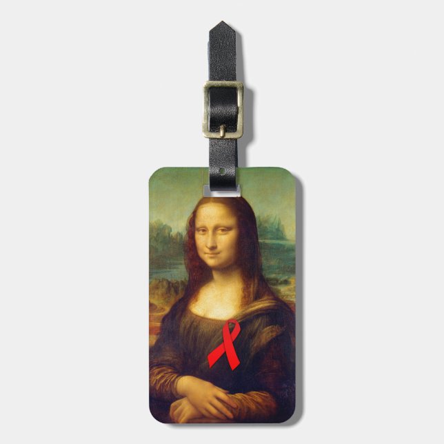 Étiquette À Bagage Mona Lisa (Devant Vertical)