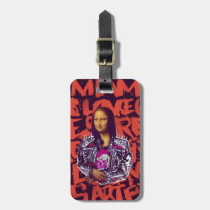 Étiquette À Bagage Mona Lisa Punk Art                                