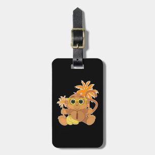 Étiquette À Bagage Monkey Nerd