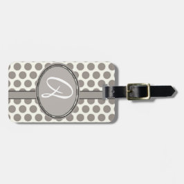 Étiquette À Bagage Monogramme