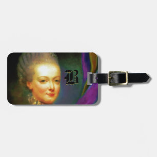 Étiquette À Bagage Monogramme baroque français de dauphin