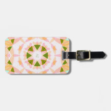 Monogramme mignon vert jolie rose magique