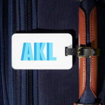 Monogramme personnalisé ombre bleu pastel personna