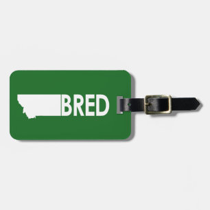 Étiquette À Bagage Montana Bred