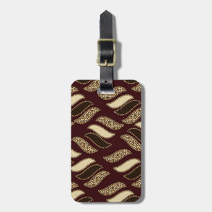 Étiquette À Bagage motif africain de la peau de guépard