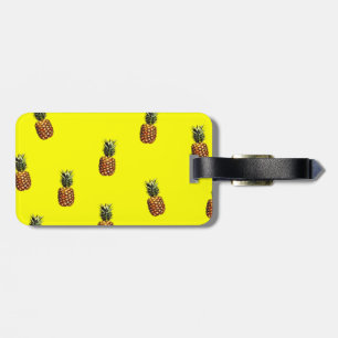 Étiquette À Bagage motif ananas