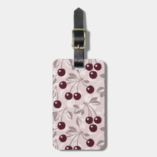 Étiquette À Bagage Motif aux cerises 2