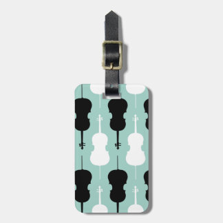 Étiquette À Bagage Motif Cello