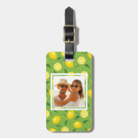 Motif citron jaune clair | Ajouter votre photo
