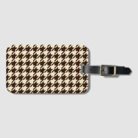 Motif classique Brown ivoire Pepita Houndstooth