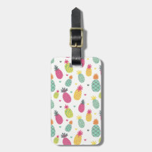 Motif d'ananas tropical