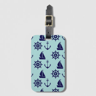 Étiquette À Bagage Motif de bord de la mer