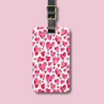 Motif de cœur d'amour rose chaud