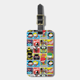 Étiquette À Bagage Motif de compilation de la Ligue de justice de Chi