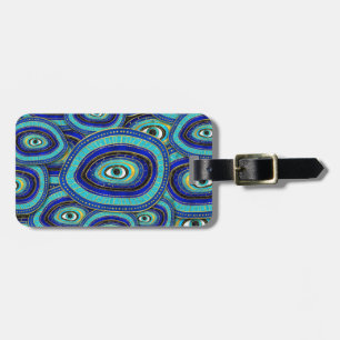 Étiquette À Bagage Motif de Evil Eye Amulet