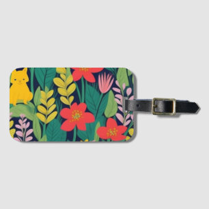 Étiquette À Bagage Motif de jungle
