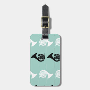 Étiquette À Bagage Motif de la Corne française