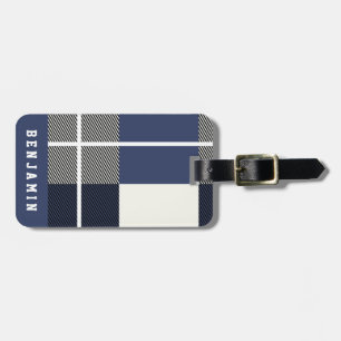Étiquette À Bagage Motif de la marine moderne de Bufallo