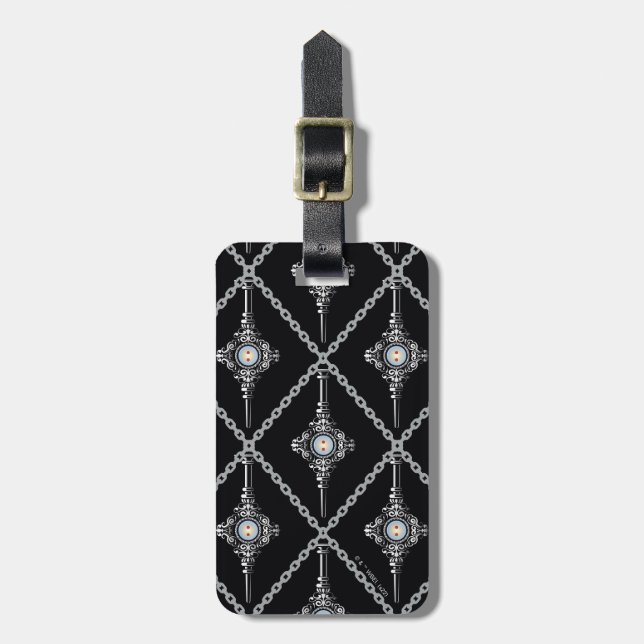 Étiquette À Bagage Motif de la Troie sanguine (Devant Vertical)
