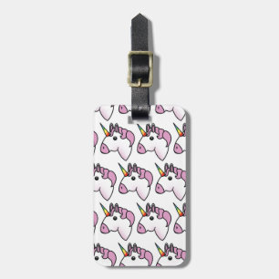 Étiquette À Bagage Motif de licorne mignonne