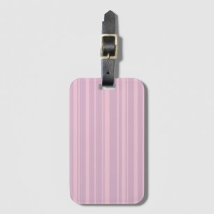 Étiquette À Bagage Motif de ligne violet et rose
