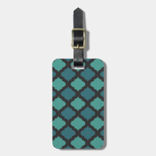 Étiquette À Bagage Motif de mosaïque dans le style arabe