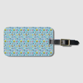 Étiquette À Bagage Motif de plage mignon