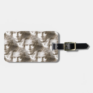 Étiquette À Bagage Motif de portrait Beethoven