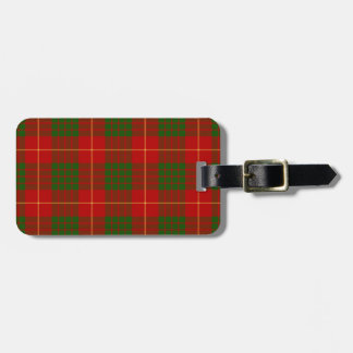 Étiquette À Bagage Motif de tartan de Cameron
