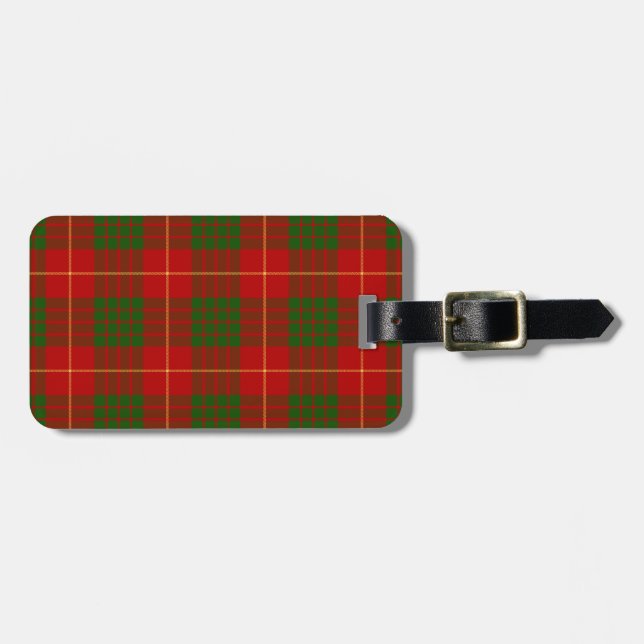 Étiquette À Bagage Motif de tartan de Cameron (Devant horizontal)