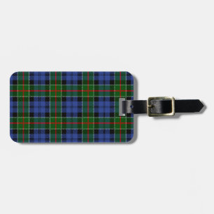 Étiquette À Bagage Motif de tartan de Colquhoun