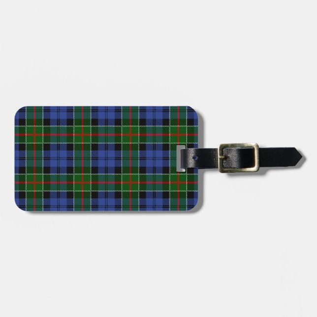 Étiquette À Bagage Motif de tartan de Colquhoun (Devant horizontal)