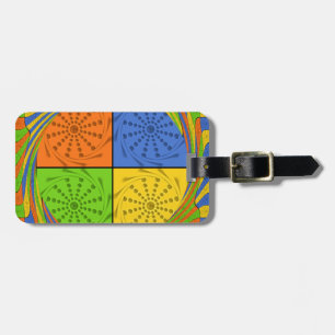 Étiquette À Bagage Motif en tissu égyptien sans couture